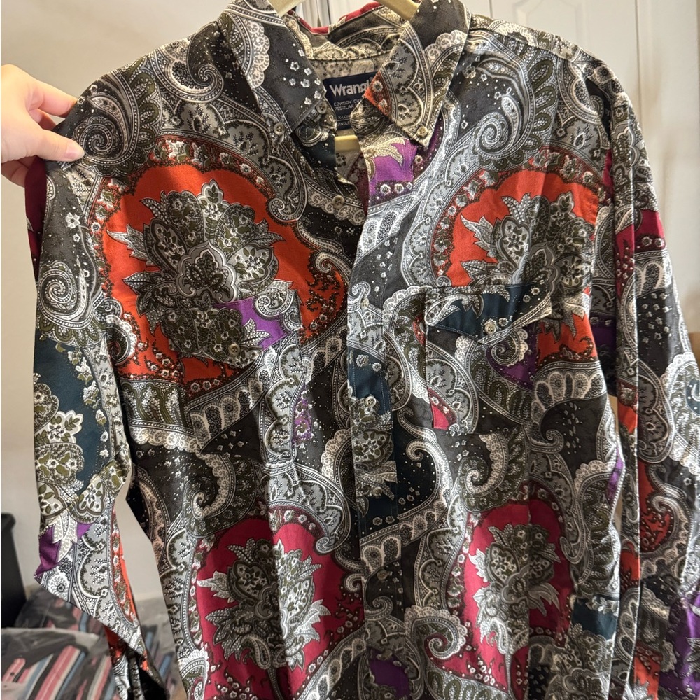 Wrangler Multicolor Paisley Shirt